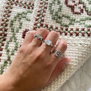 Sterling silver rings